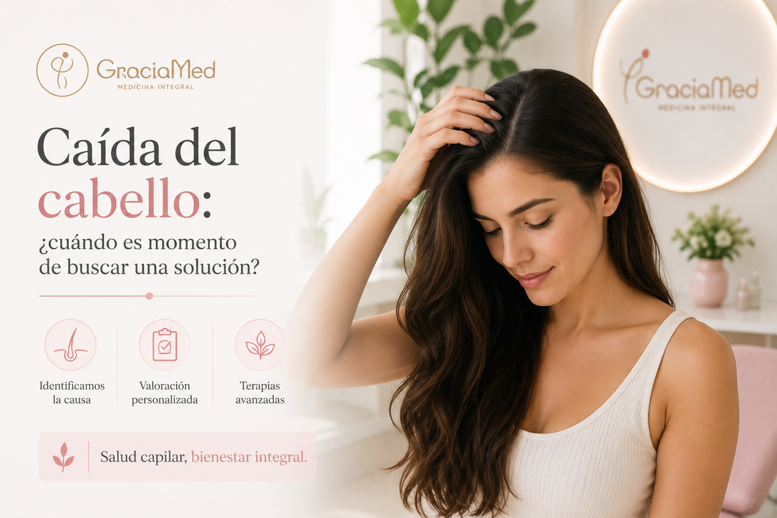 Caída del cabello: ¿cuándo es momento de buscar una solución?